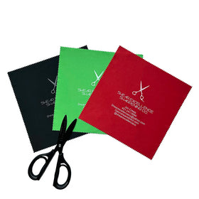 Hot Selling Manufacturer Wholesale Silkscreen Printing Custom logo Cleaning Cloth Special Wiping Cloth for Scissors
