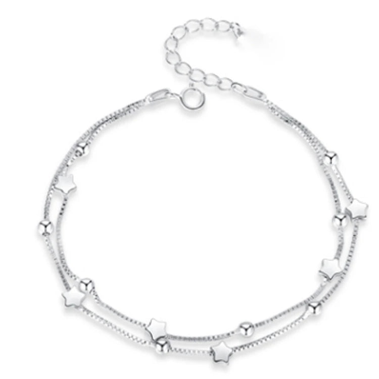 G417 Fashion Jewelry Star Layered Bracelet for Women Bracelets