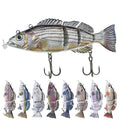 New Usb Led 140mm 54g 4 Section Swimming Electric Charge Fishing Joint Lure