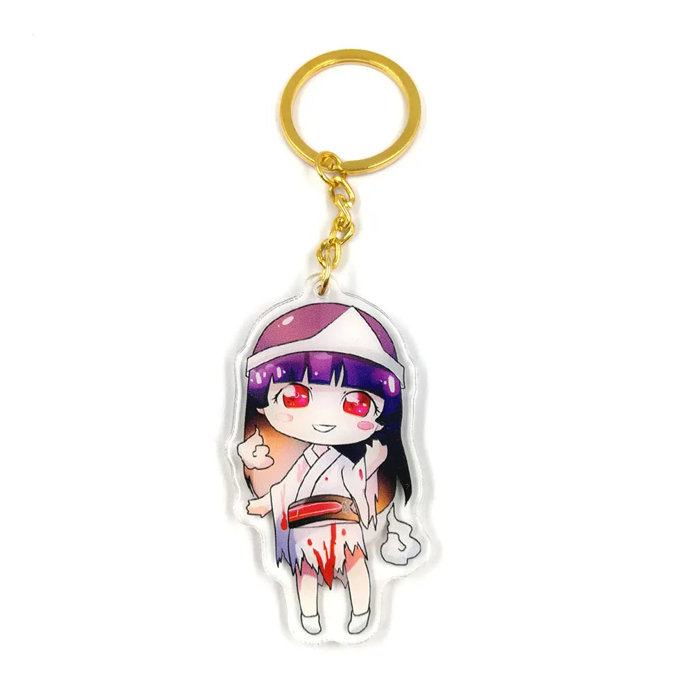 Kuien Custom Printed Acrylic Keychains Promotional Clear Plastic Anime Accessories Regular Keychain Charms Supplier