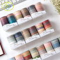 Solid Color Basic Rainbow Water Activated Hot Melt Waterproof Paper Tape Printing Colorful Decorative Masking for