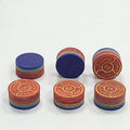 New Jassinry rainbow 14mm Billiard Pool Cue Tips 6 Layers Pigskin in S/M/H Hardness Colorful Stick Tips Billiard Accessories