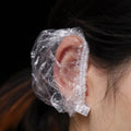 Disposable Earmuffs Hair Dyeing Beauty Salon PE Ear Cover Waterproof Frame Cover