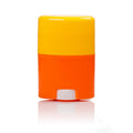 15ml 50ml Minimalist Packaging Deodorant Stick Container Decomposable Package for Dry Deodorant Frosted Yellow Deodorant Organic MegaBDM