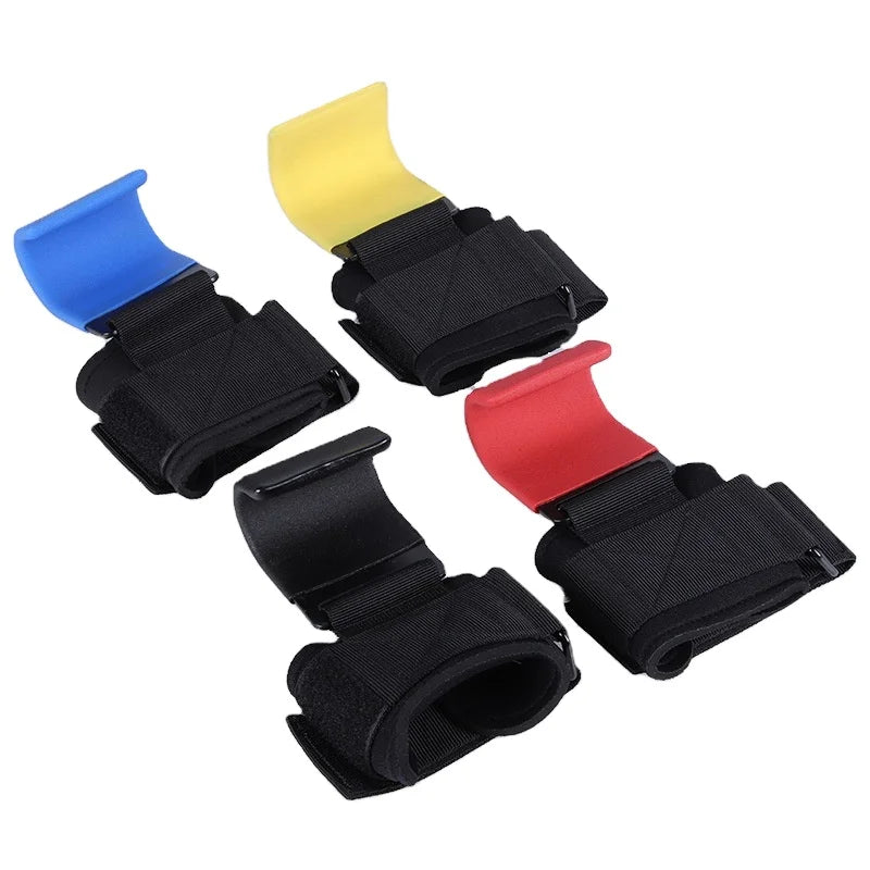 Minglan Adjustable Antiseptic Neoprene Wrist Wrap Support Heavy Duty Stainless Steel Q235 Coated Lifting Hooks Non-slip Power