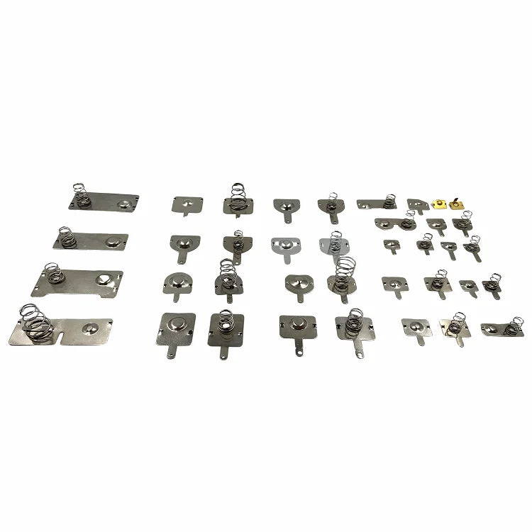 Battery Holder Spring Plate Battery Holder Spring Clips Battery Holder Coil Spring Contact Battery Box Spring Batterie Spring