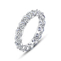 CZCITY All Moissanite Ring Diamond Engagement VVS Woman Real Wedding Jewelry Moissanite Ring 925 Sterling Silver