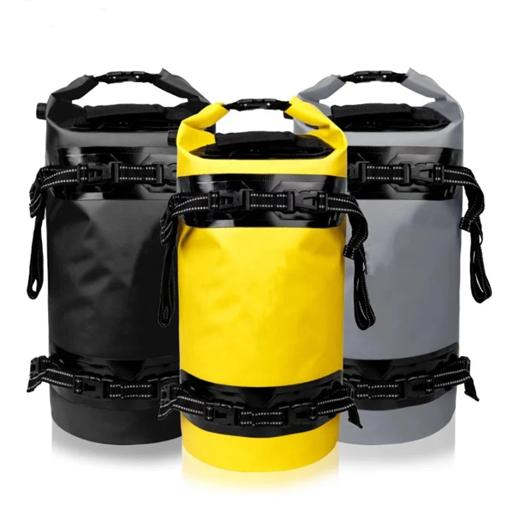 Newbility Pvc  Motorcycle Brigade Equipment Tail Bag Multifunctional Knight Waterproof Bucket Bag