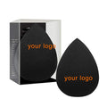 Best Sale Custom Soft Professional Beauty Black Blender Microfiber Makeup Sponge
