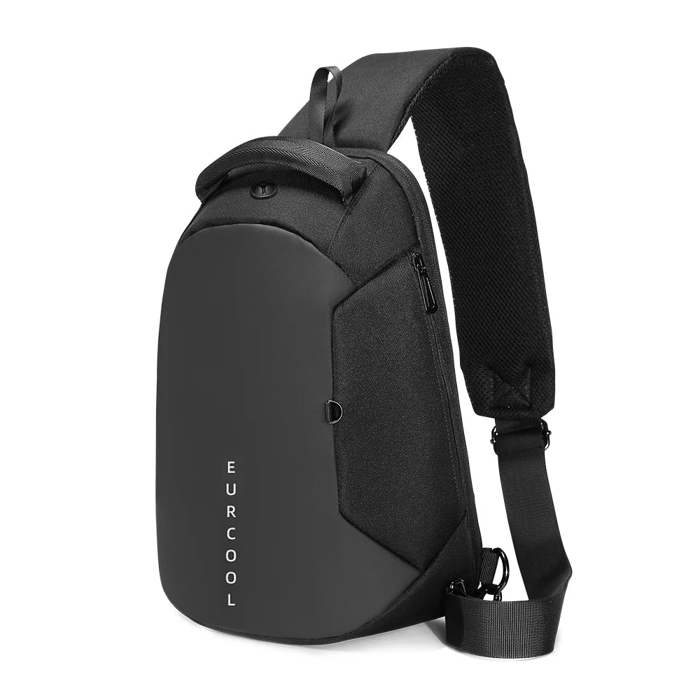 Wholesale Hard Shell Small Sling Bag for Men Sling Backpack Chest Daypack Crossbody Backpack for Travel Sports Running Hiking