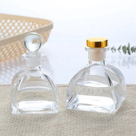 Hot Sale Office Aromatherapy Square Glass Bottle 100ml 150ml Customised Empty