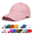 Factory Wholesale 100% Cotton Soft Unstructured Plain Sports Gorras De Hombre Baseball Cap Custom Blank Fitted Hats