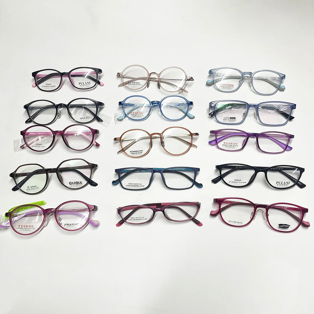 Wholesale Fashion Plastic Light Prescription Student Cheap Clearance Glasses Kids Eyewear Spectacle Teenager PPSU Optical Frames