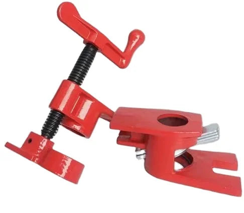 3/4 Inch Heavy Duty H Type Woodworking Pipe Clamp Wood Gluing Pipe Clamp Steel Ductile Iron Pipe Clamp With Pad