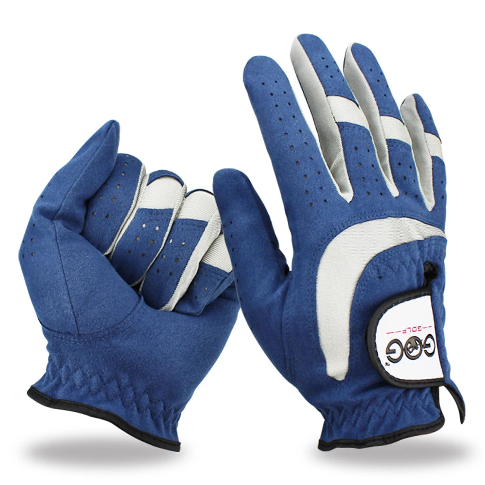 Custom Logo Golf Gloves Men's Microfiber Non-slip for Right or Left Hand Colorful Customizable Golf Glove for Golfers