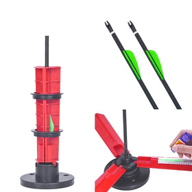 Archery Arrow Fletching Feathers Recurve Bow Arrow Fletching Jig