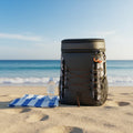 Customized 100% Leakproof Collapsible Soft Ice Cooler Bag 33 Cans Black Color Beer Storage 30L Capacity Luxury Oxford Material