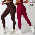 SHINBENE Womens Brushed Breathable Four-Way Stretch Eco-Friendly High Waist Gym Compression Tummy Control Yoga Leggings