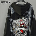 High Quality 100% Cotton Pullover Hoodies Custom Logo Digital Printing Eco-Friendly Warm Oversize Design for Men Winter