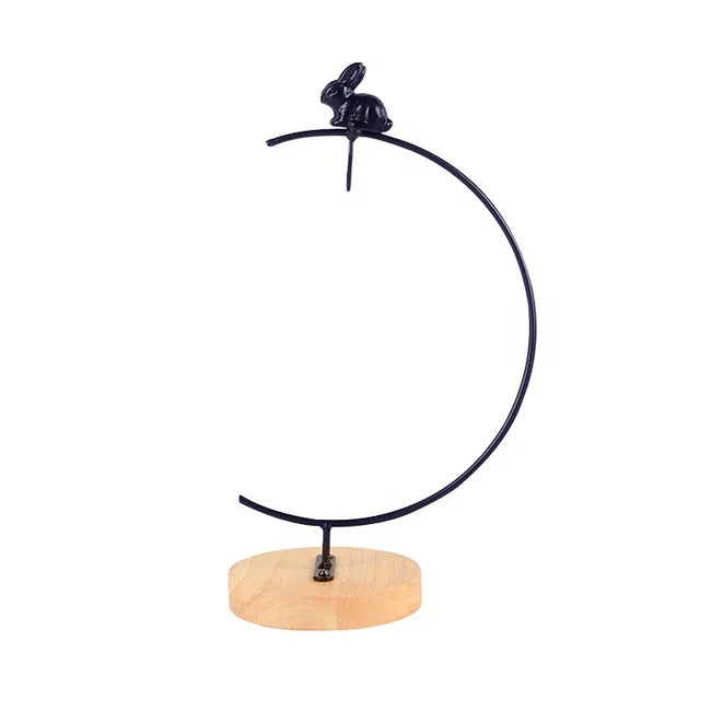 Elegant Iron Powder Coated Black Hanging Stand for Christmas Decorations-Durable Christmas Ball Display Stand Factory Wholesale
