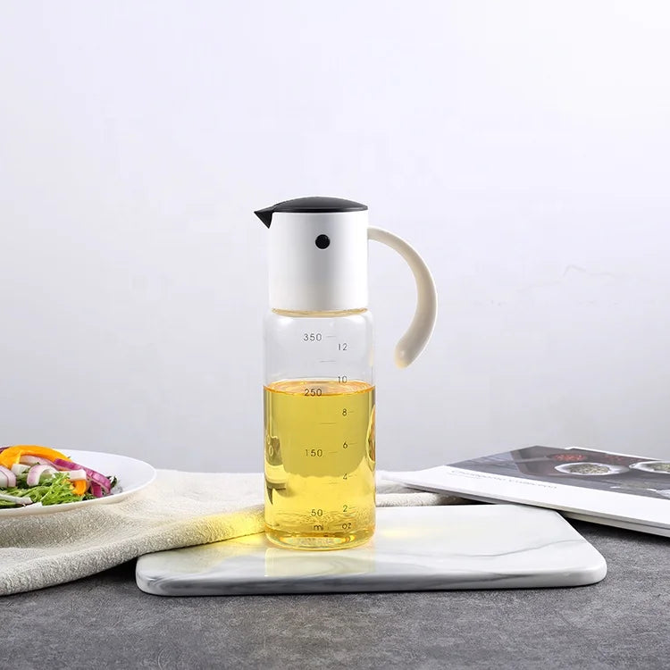 Oil Dispenser with Measurements for Cooking Kitchen Oil and Vinegar Spice Dispenser Gravity Olive Oil Dispenser
