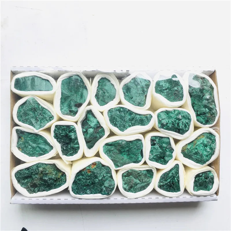 Wholesale Natural Crystal Stone Mineral Specimen Green Malachite Raw Stone for Decoration