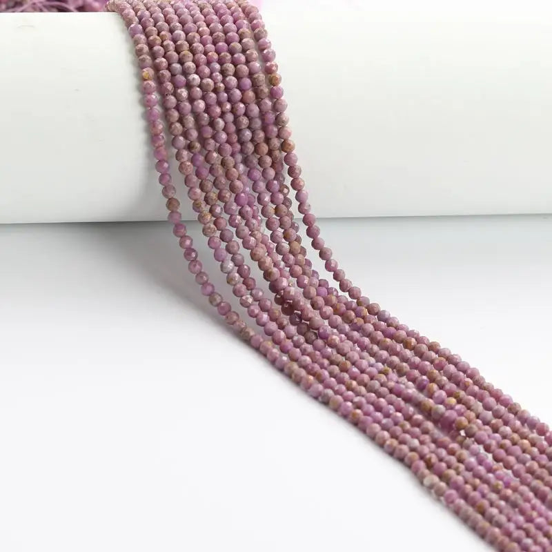 Wholesale Natural Faceted 2mm 3mm 4mm Phosphosiderite Faceted Bead for Jewelry Making MegaBDM