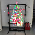 Portable Advertising Display G574-65 65CM 3x3pcs 3d Hologram Led Fan 3d Hologram Splicing 155cm Wall 3d Hologram Fan