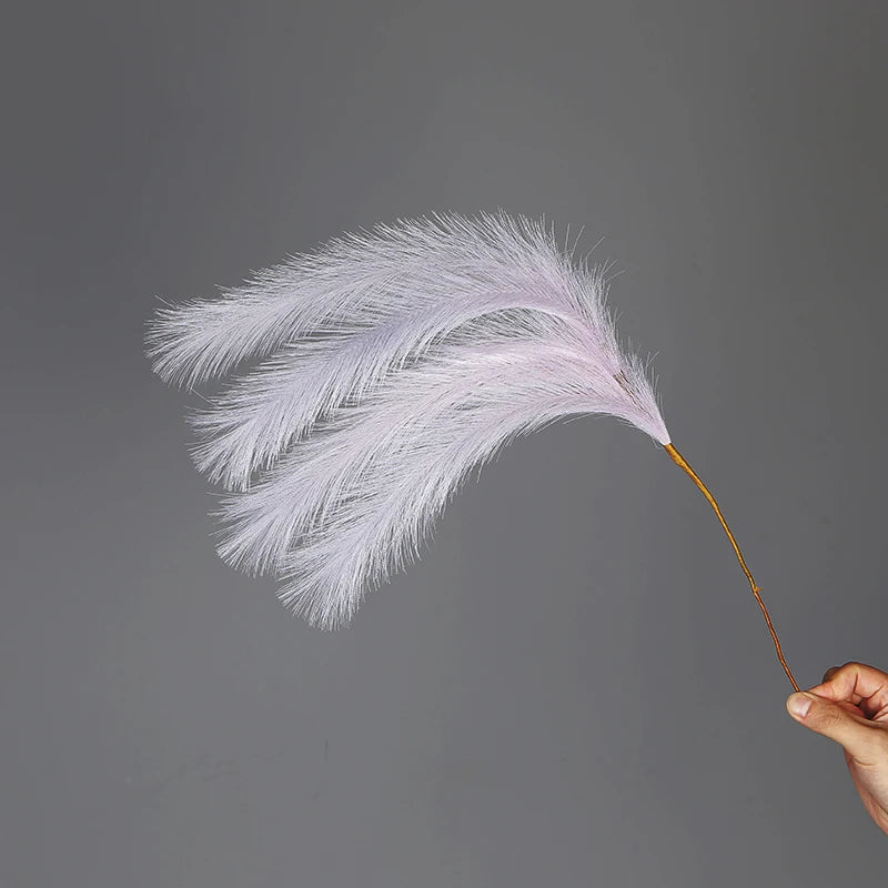 Artificial 60cm Light Purple Silk Reed Plant Pampas Wedding Home Decoration Artificial Plant Wholesale