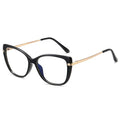 Myopia Glasses Tr90 Glasses Optical Frame Cat Eye Metal Optical Eyewear 2023 Anti Blue Light Glasses