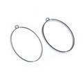 10pcs 37x23mm Oval Shape Border Mold Geometric Hollow Frame Bezel Epoxy Resin Pendant Tray for DIY Jewelry Making Accessories