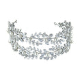 Mixed Styles Luxury Shiny Zircon Bridal Headpiece Women's CZ Stone Headband Hair Accessory for Engagement & Birthday Jewelry