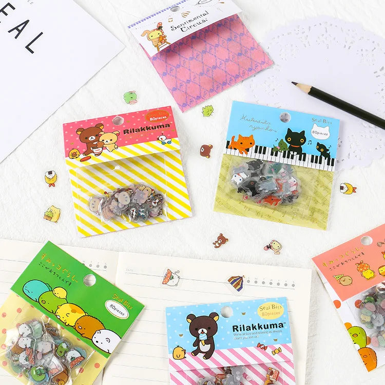Wholesale Cute Animal Stickers Children's Reward Stickers Cute Cartoon Sticker for DIY Scrapbook Diary