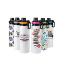 PYD Life Newest 28 oz 850 ml White Wide Mouth Sublimation Sports Outdoor Aluminum Single Wall Water Bottle with Portable Lid