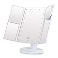 Customized Folding Cosmetic Makeup Mirror with Tri-Fold 2X3X10X Magnification Makeup Vanity Mirror