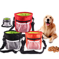 IDEPET Feed Bags for Animals Outdoor Feeding Waist Bag Pet Portable Outdoor Walking Training Pet Dog Food Snack Storage Bag