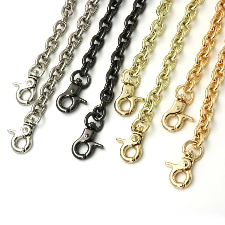 Deepeel L1-17 Handbag Accessories DIY Purse Hardware Chain Buckle for Bags Shoulder Strap O Ring Bag Chains