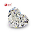 Ready Stock 4k 5A+ Heart Cut Light Yellow Color Synthetic Cz Brilliant Crushed Ice Cut Cubic Zirconia
