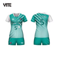 Custom Logo Design Latest 100% Polyester 160g Volleyball Jersey Sublimation Printed Shirts Female Uniforms Set