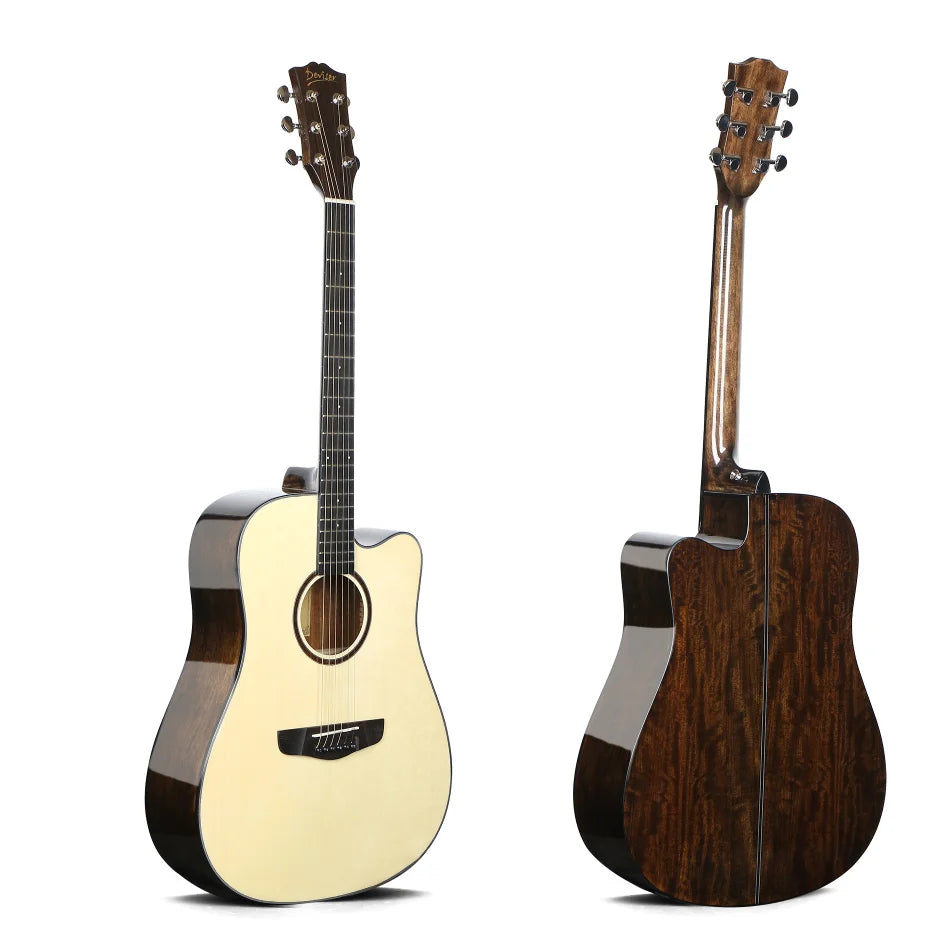 Deviser New Arrival acoustic guitar Hickory Wood back&Side 41 inch guitar