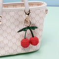 Fashion Handbag Bag Charm Key Chain Card Holder Leather Key Ring Car Leather Pendant Luxury Keychain
