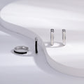Wholesale Earrings Jewelry Rhodium Plated Epoxy Line Huggie 925 Sterling Silver Fine Jewelry Earrings