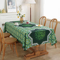 Custom Waterproof Table Cloth Block Print Table Cloth Ramadan Tablecloth