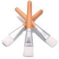 A Private Label Single Vegan Wood Make up Brush Diy Spa Mud Clay Mask Applicator Brushes Makeup Custom Facial Face Mask Brush