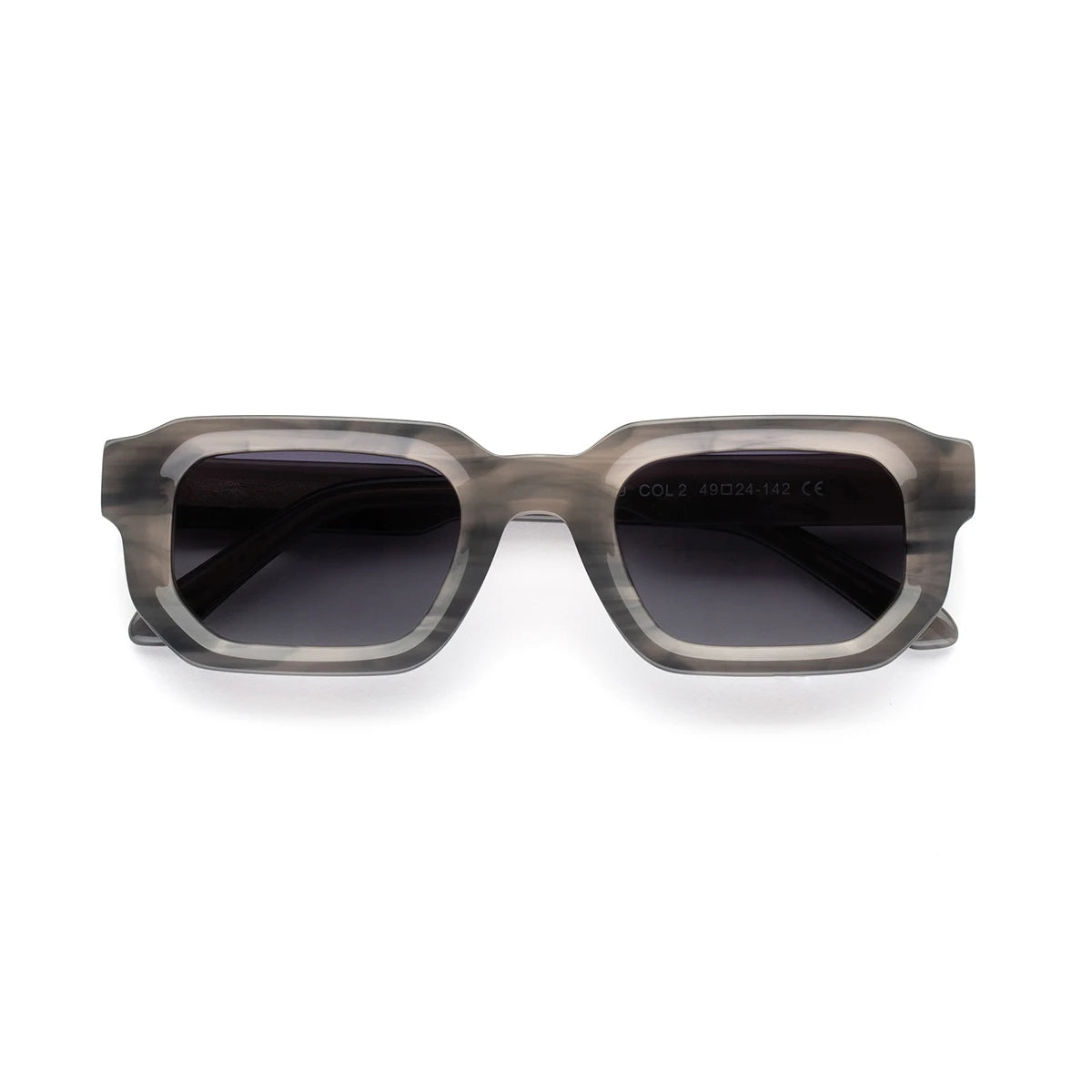 Sunglasses High End Hot Shape Fashion Trendy Grey Blue Polarized Lens Custom Logo Mens Luxury Premium Acetate Sunglasses