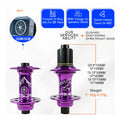 PASAK bicycle hub center look disc brake MTB Mountain Bike Hub Bearing Front/Rear 28 32holes 11/12Speed boost148 thru axle 9mmQR