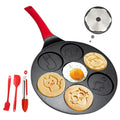 Nonstick Moldes Aluminum Kitchen 7-hole  Pancake Breakfast Omelette Pan Cookware Set