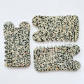 Hongzhuo Hand Carvde Natural Crystal Dalmatian jasper Carving Comb for Sale