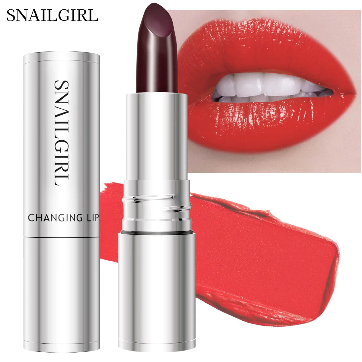 Black Rose Temperature Change Lip Stick Color Changing Moisturizing Formula Long Lasting Natural Look Lip Makeup