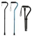 Aluminum Alloy Crutches for Elderly Non-Slip Hook Handle Collapsible Telescopic Locking Height Walking Stick Comfortable